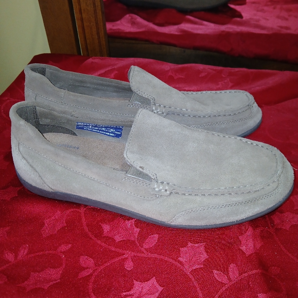 Rockport Suede Slip-On Loafers – Men’s 9W